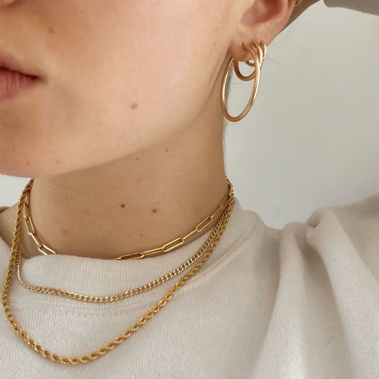 Multi-Layer Asymmetric Earrings