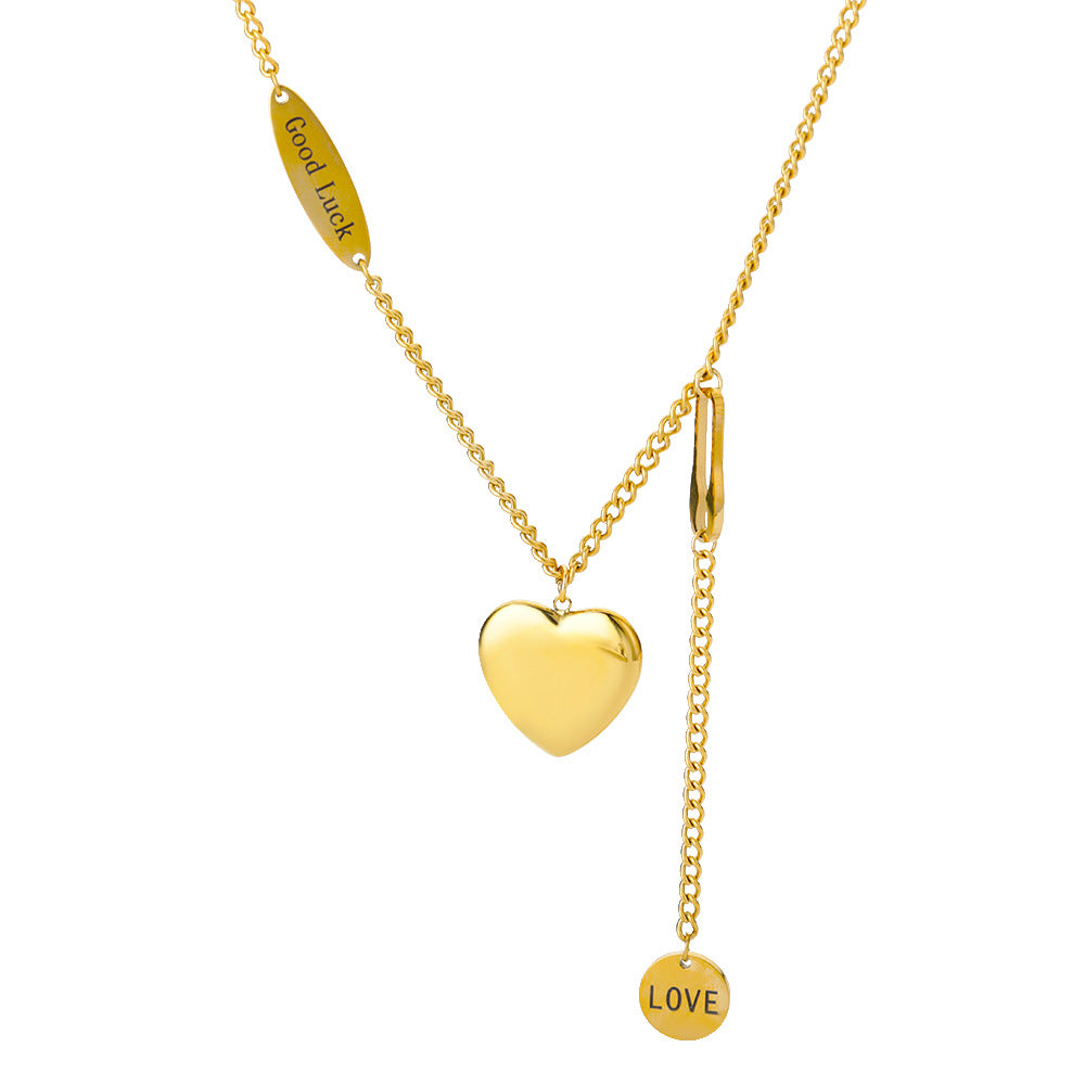 Multilayer Heart & Moon Star Choker Necklace